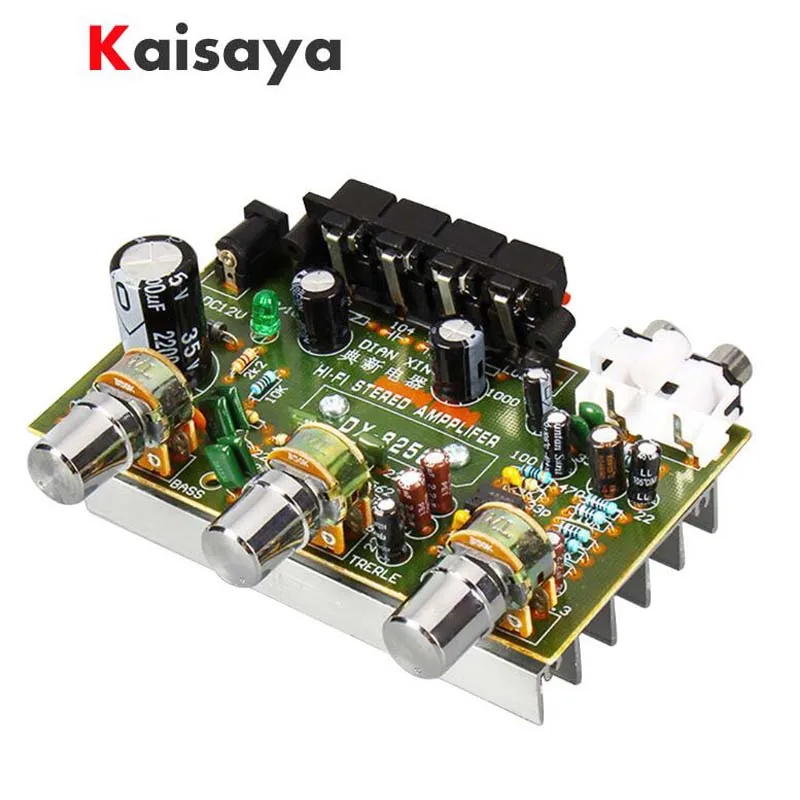 

30W + 30W Dual Channel 4558 2.0 Audio Amplifier DC 12V 2A HIFI Stereo AMP Finished Board With heatsink for DIY Speaker