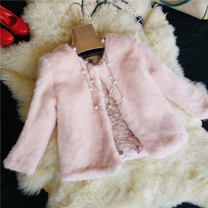 

White Faux Rex Rabbit Fur Coat Winter Jacket Women Clothes 2020 Fur Coats Outerwear Womens Jackets Casaco Feminino KJ296