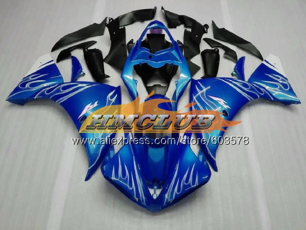 Инъекций средства ухода за кожей для YAMAHA YZF 1000 R 1 R1 2013 65CL. 5 красный, белый YZF-1000 YZF-R1 комплект YZF1000 YZFR1 13 14 обтекатель oem - Цвет: No. 9