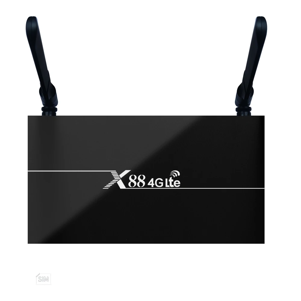 X88 STB 4K Smart tv телеприставка Android 9,0 HDMI 2,0 HD с поддержкой sim-карты WiFi Bluetooth 4K@ 60Hz Samrt tv Box