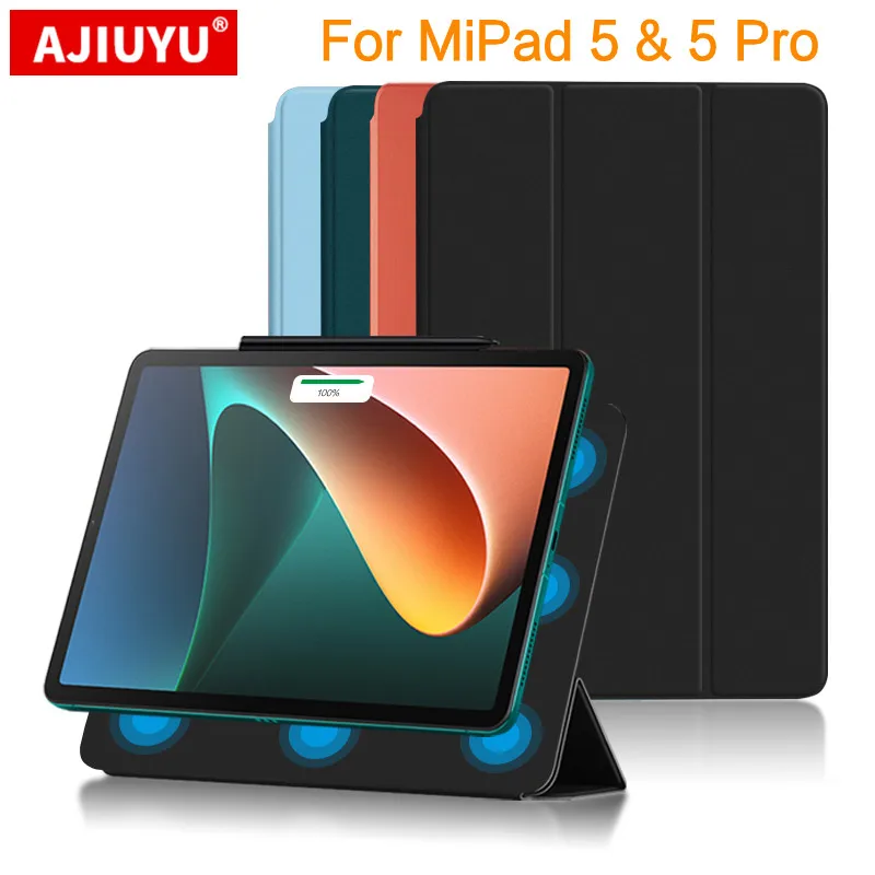 Xiaomi Mi Pad 5 Pro 華々しく ケース カーボンファイバー風