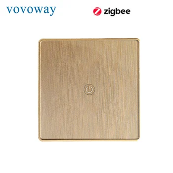 

Zigbee smart touch switch APP remote control compatible with Alexa smart voice control EU standard AC110V 240V light switches