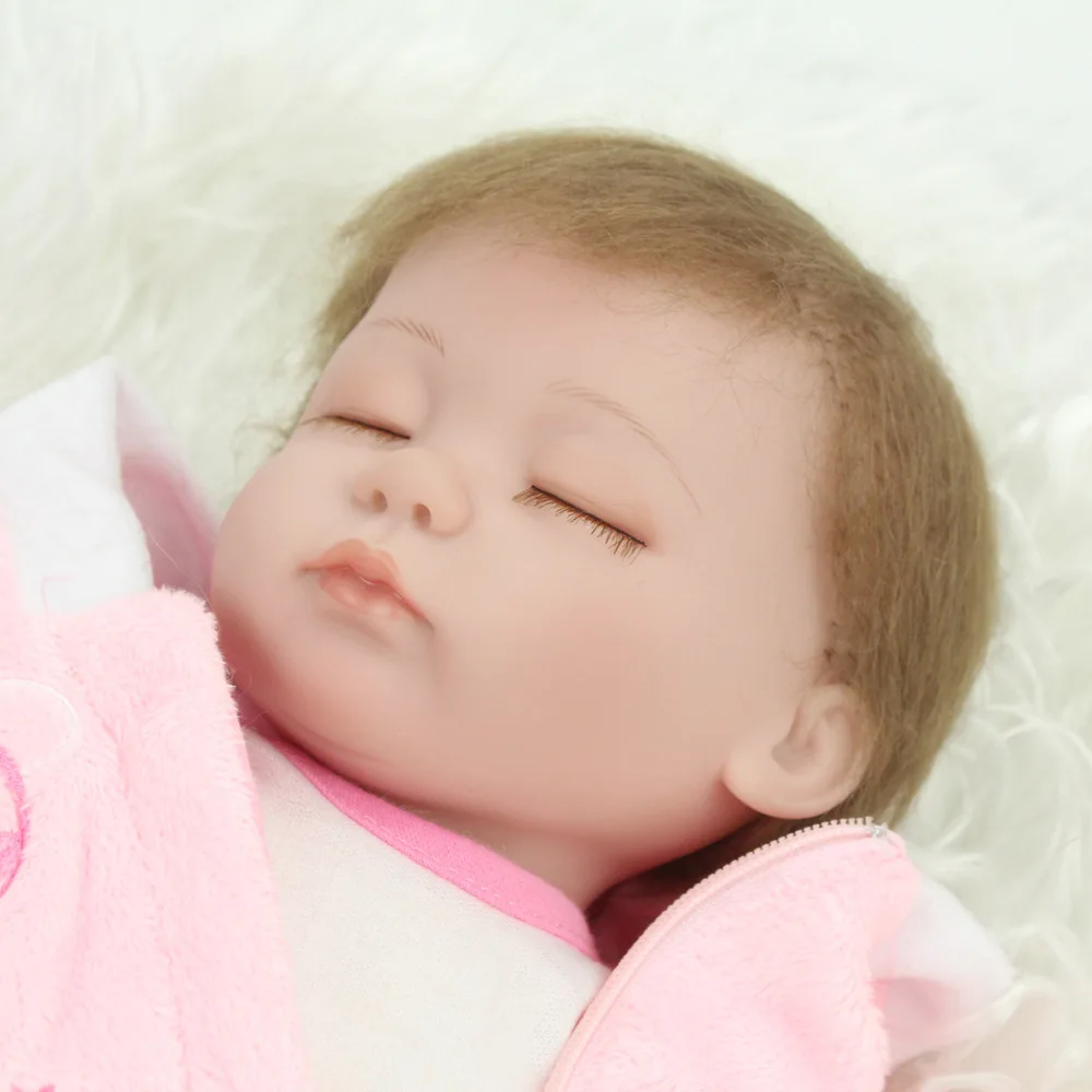 Реалистичная 17 дюймовая игрушка Bebe reborn Doll 43 см Мягкая силиконовая Кукла reborn baby dolls alive Menina Brinquedo детский подарок на день рождения