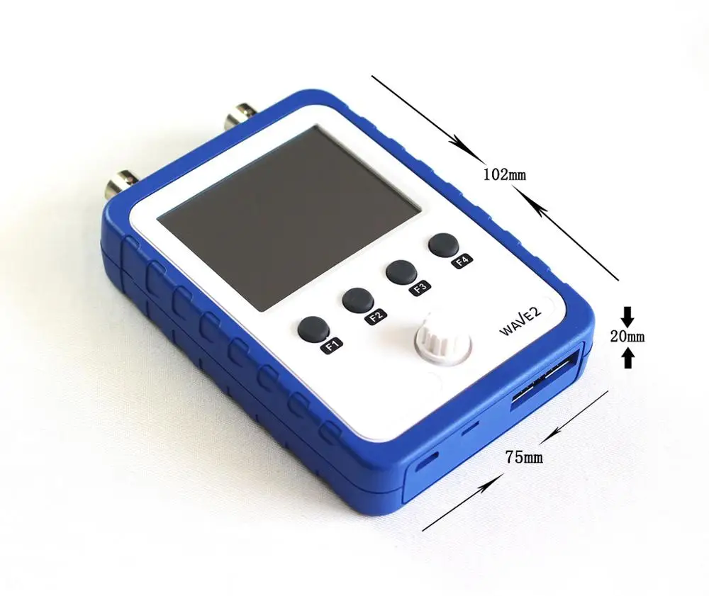 Treedix Oscilloscope DIY Kit WAVE2 2-Channel Portable Dual-Channel Handheld Touch Screen Digital Oscilloscope Treedix Oscilloscope DIY Kit WAVE2 2-Channel Portable Dual-Channel Handheld Touch Screen Digital Oscilloscope