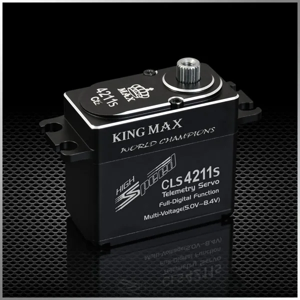 kingmax-cls4211s-80g-42kg-cm-50-84v-digital-standard-telemetry-servo-gear-steel-full-cnc-alu-metal-waterproof-for-car