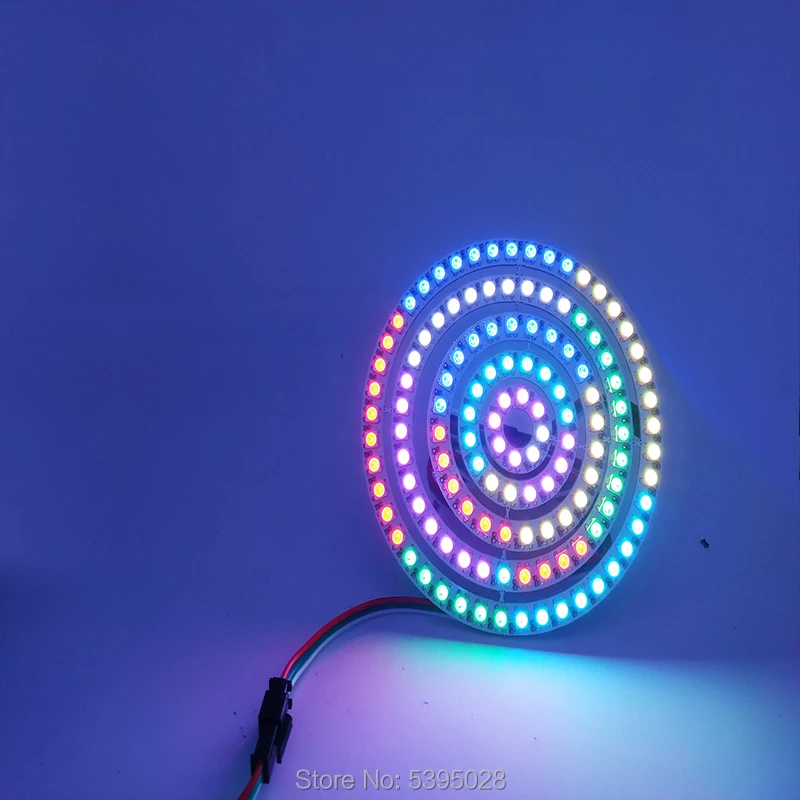 Светодиодное кольцо WS2812B 8 16 24 35 45 светодиосветодиодный s 5050 RGB встроенные драйверы