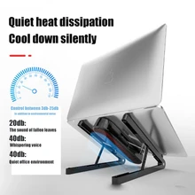 

Tablet Stands Computer Office Laptop Tablet Stand With Cooling Fan Foldable Heat Dissipation Notebook Holder