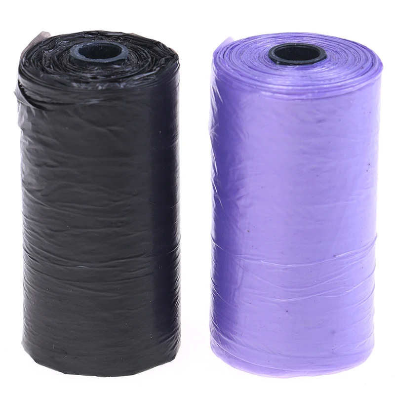 

20Pcs Biodegradable Pet Pick Up Garbage Bags Colors Thick Convenient Cleaning Waste Bag Small Trash Garbage Disposal