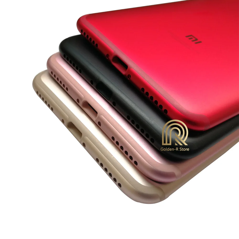 Для Xiaomi mi A2/mi 6X Батарейная дверь металлическая задняя крышка Запасные части Корпус чехол с кнопками громкости питания и объективом камеры
