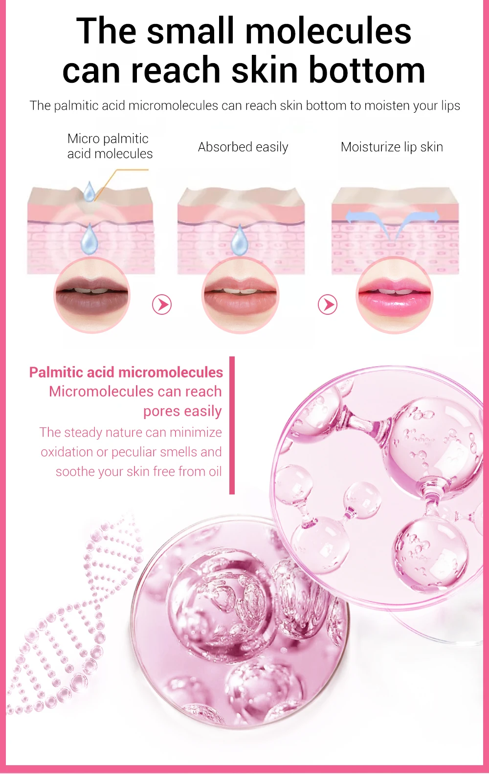 LANBENA lip cherry whitening lipstick removes dull moisturizing lip liquid plump lip brighten 4ml lasting makeup Non-stick