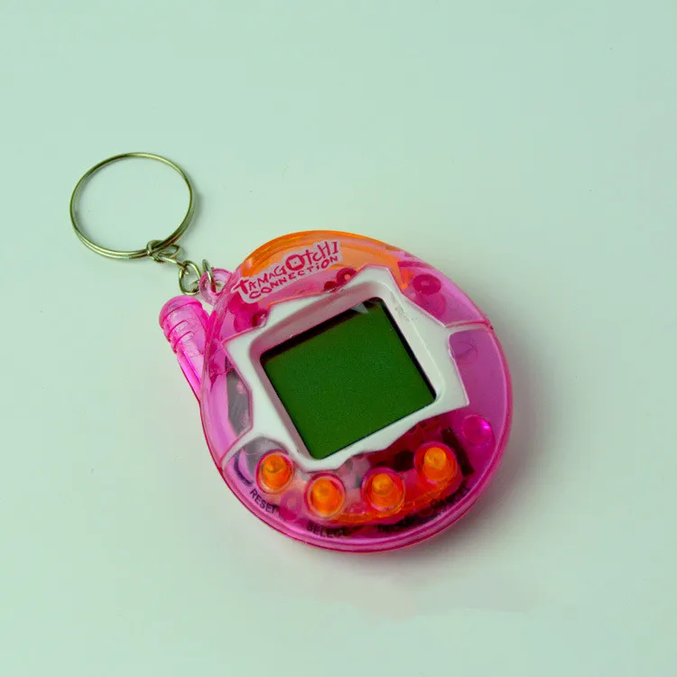 Лидер продаж! Электронные питомцы игрушки 90S ностальгические 49 домашних животных в одном виртуальном кибер домашних животных игрушка смешной тамагочи - Цвет: бледный розовато-серый