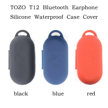 

G37 Flip-Open Cover Protective Case Silicone Waterproof Shell for TOZO T12 Earphones