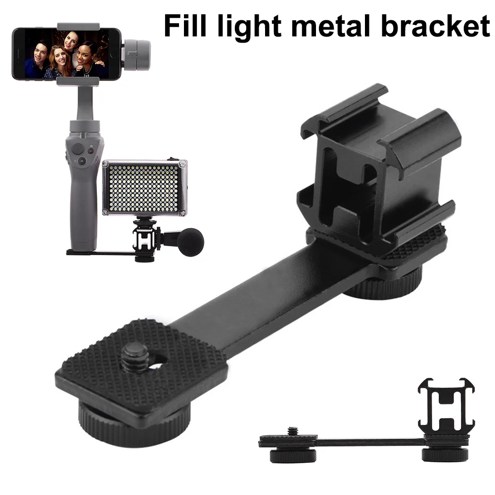 Expansion Bracket Microphone Holder Mount Adapter Accessories for DJI OSMO Mobile 2 OD889