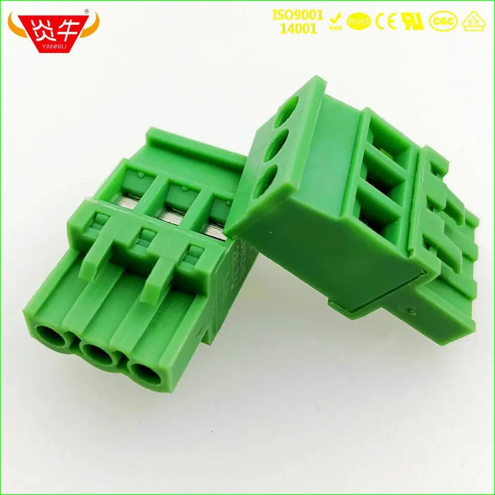 2EDGKA-5.0-3P KF2EDGKA 5,0 2P~ 12P разъем PCB плагин клеммный блок 2EDGK 5,0 мм 2PIN~ 12PIN MVSTBR 2,5 ST 1792016 PHOENIX контакт DEGSON - Цвет: 2EDGKA-5.0-3P