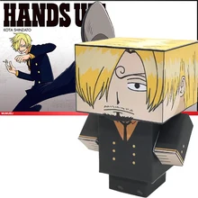 Сдельная складывающаяся мини-модель Sanji, милая 3D бумажная модель, Рисунок Аниме, сделай сам, Cubee, игрушки для детей и взрослых, MG-016