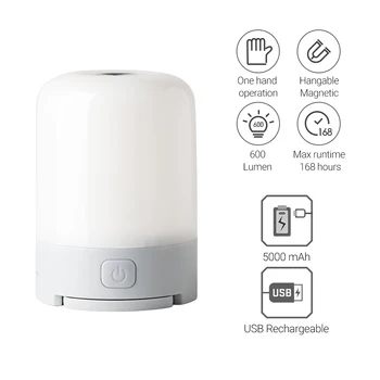 

NEW Multi-function Lantern 600 Lumen Ultra Bright Compact Outdoor Lantern USB Rechargeable with 6 Modes for Camping Daliy Use