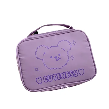

Home Portable Storage Bag Small Waterproof Zip Lock Packaging Storage Organizer Bedside Neceser Maquillaje Makeup Pouch EA60SN