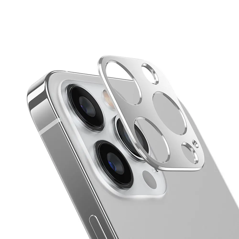 smartphone camera lens 1Pc Creative Metal Alloy Lens Cover Protective Case Back Camera Protector Ring Films Accessories For iPhone 13 Pro Max Mini best zoom lens for mobile Lenses