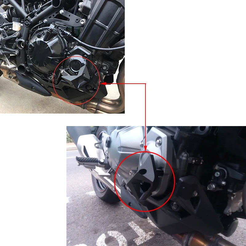 Motorbike Engine Protective Cover Guard Cap Frame Sliders Crash Pad (5)