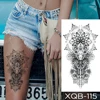 Waterproof Temporary Tattoo Sticker Snake Flower Rose Flash Tattoos Lace Fox Lion Tree Body Art Arm Fake Sleeve Tattoo Women ► Photo 3/6