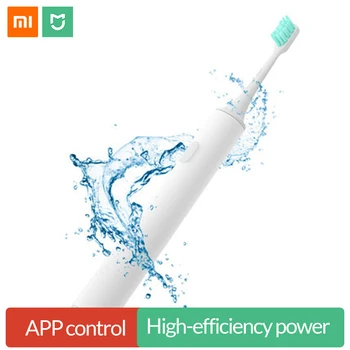 

Xiaomi Mijia Sonic Electric Toothbrush Rechargeable Smart Ultrasonic Tooth Brush Waterproof USB Wireless Charging Mi APP Control