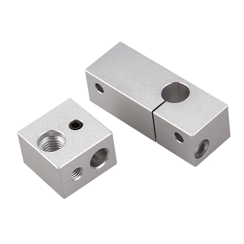 

3D Printer Extruder All Metal Hotend Groove Mk10 Nozzle Heating Block Stainless Steel Nozzle for Wanhao I3 Plus