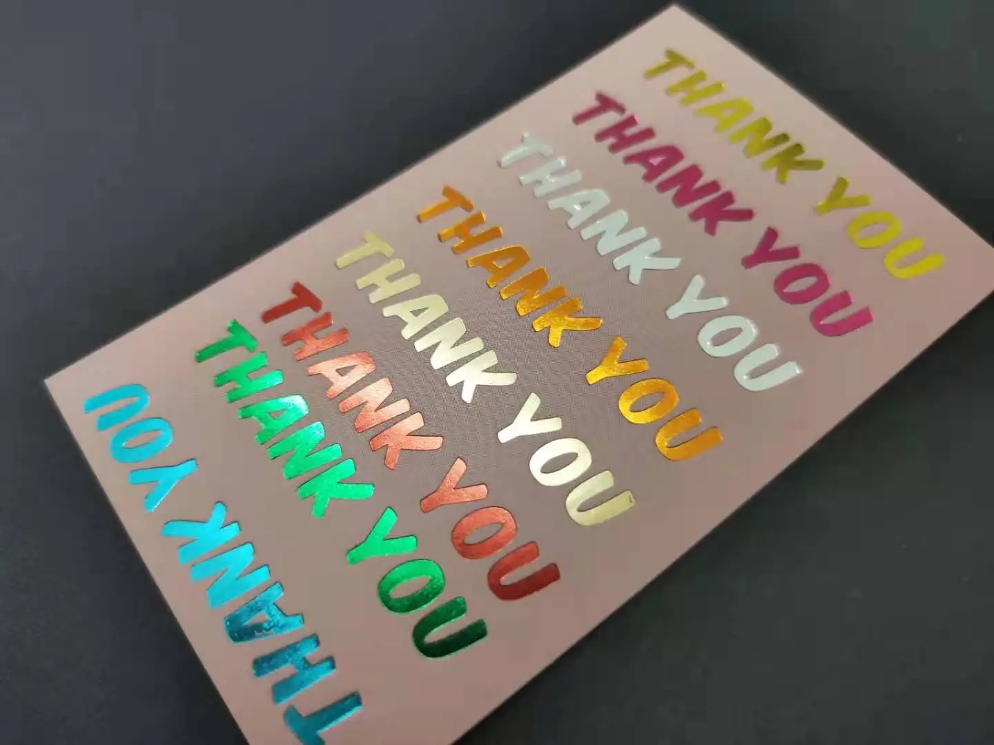 Business Cards Gold foil hot stamping Surface laminated matte 300g business cards