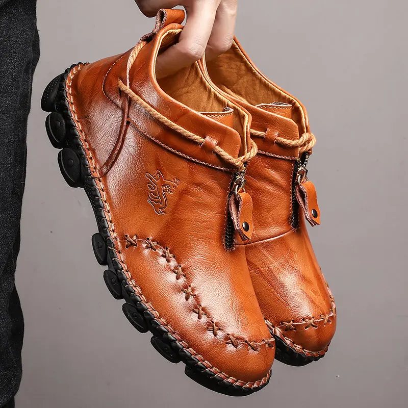 

Men Ankle Boots Men Boot Winter Shoes Male Botas CC-269