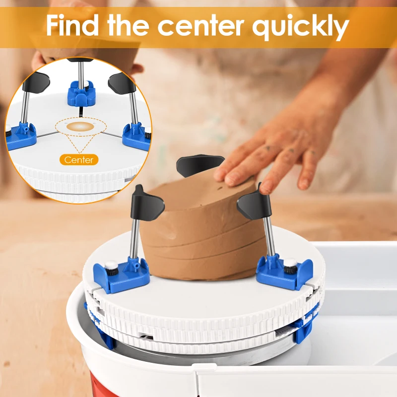 Pottery Wheel Holder Clip Pottery Machine Turntable Polymer Scraping Modelling Repair Tools Wheel Accessories