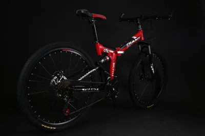 JOYL0VE Road Bikes Racing Bicycle Foldable Bicycle Mountain Bike 26/24 Inch Steel 21-speed Bicycles Dual Disc Brakes 24 INCH