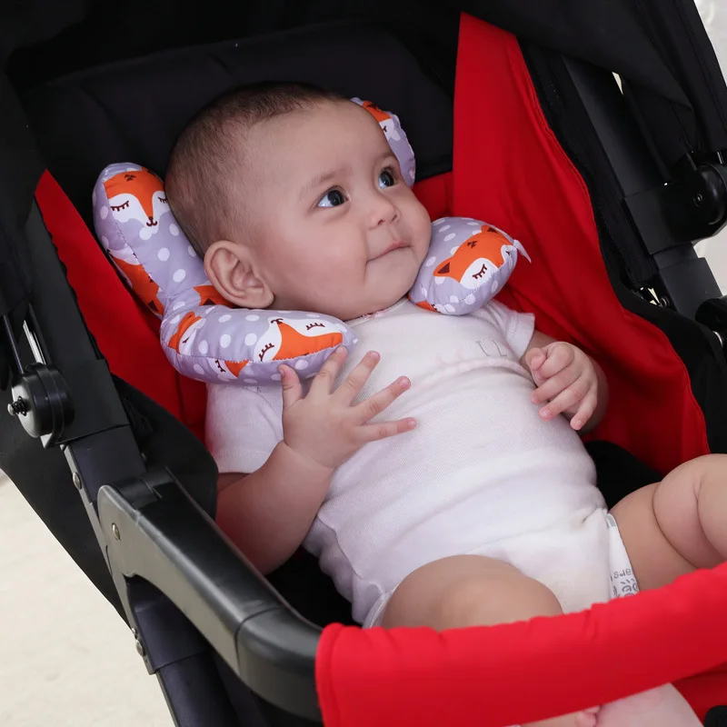 Kaufe Baby Kinderwagen Zubehör Auto Sitz Kopfstütze Pad Baumwolle