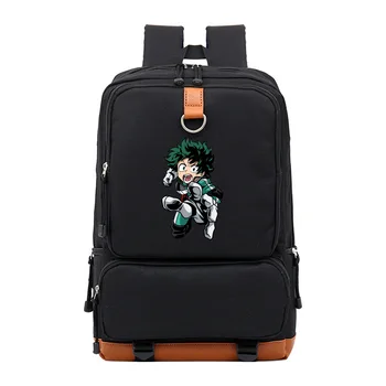 

Anime Boku no Hero Academia Backpack for Teenagers School Mochila Bookbag My Hero Academia Knapsack Men Laptop Shoulders Bags