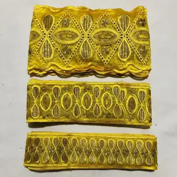 

gold trimmings for clothing trim lace pink nigerian lace fabric lace ribbon trim tissu dentelle african fabric 10yard/set