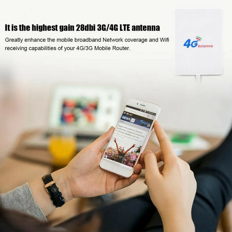 Ts9 Разъем 28Dbi усиление 3G 4G Lte Антенна внешняя Wifi антенна усилитель сигнала для Huawei