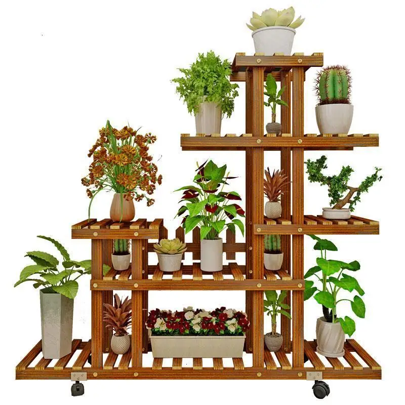 Jardin гостиная деревянные полки Etagere горшок для стойки открытый Stojak Na Kwiaty балкон