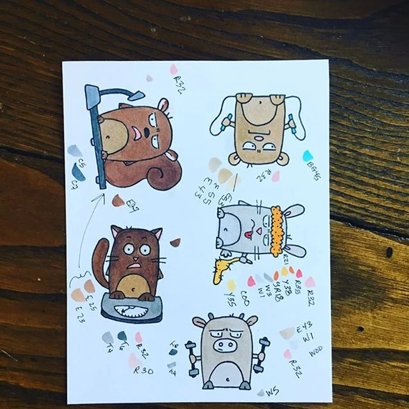 Cute Animals Halloween Unicorn Lion,Cow Transparent Stamp Clear Stamps for DIY Scrapbooking Craft Card NEW