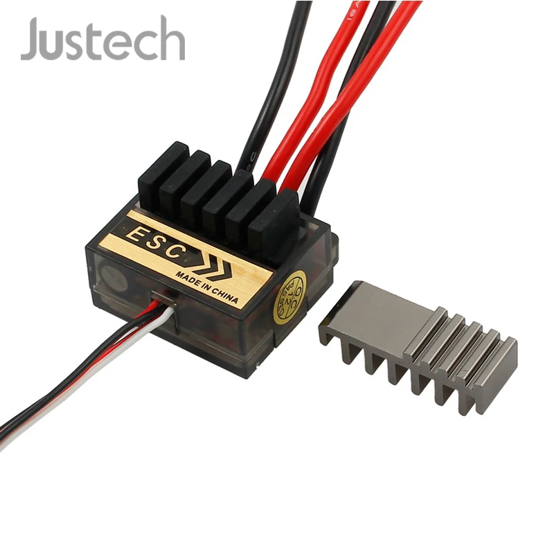 Justech 320A ESC Матовый регулятор скорости работы щетки для 1/8 1/10 RC корабль Автомобиль Грузовик Лодка запасная часть 4,8-7,2 в контроллер скорости двигателя