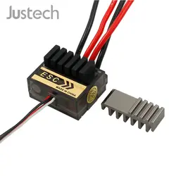 Justech 320A ESC полированная щетка регулятор скорости для 1/8 1/10 RC Автомобиль Грузовик Лодка автомобильные аксессуары