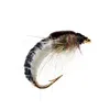 6PCS Fishing Lures Fly Deer Hair Beetle Trout Fly Fishing Fly Bait #12 Woolly Worm Brown Caddis Nymph Fishing Lure ► Photo 3/6