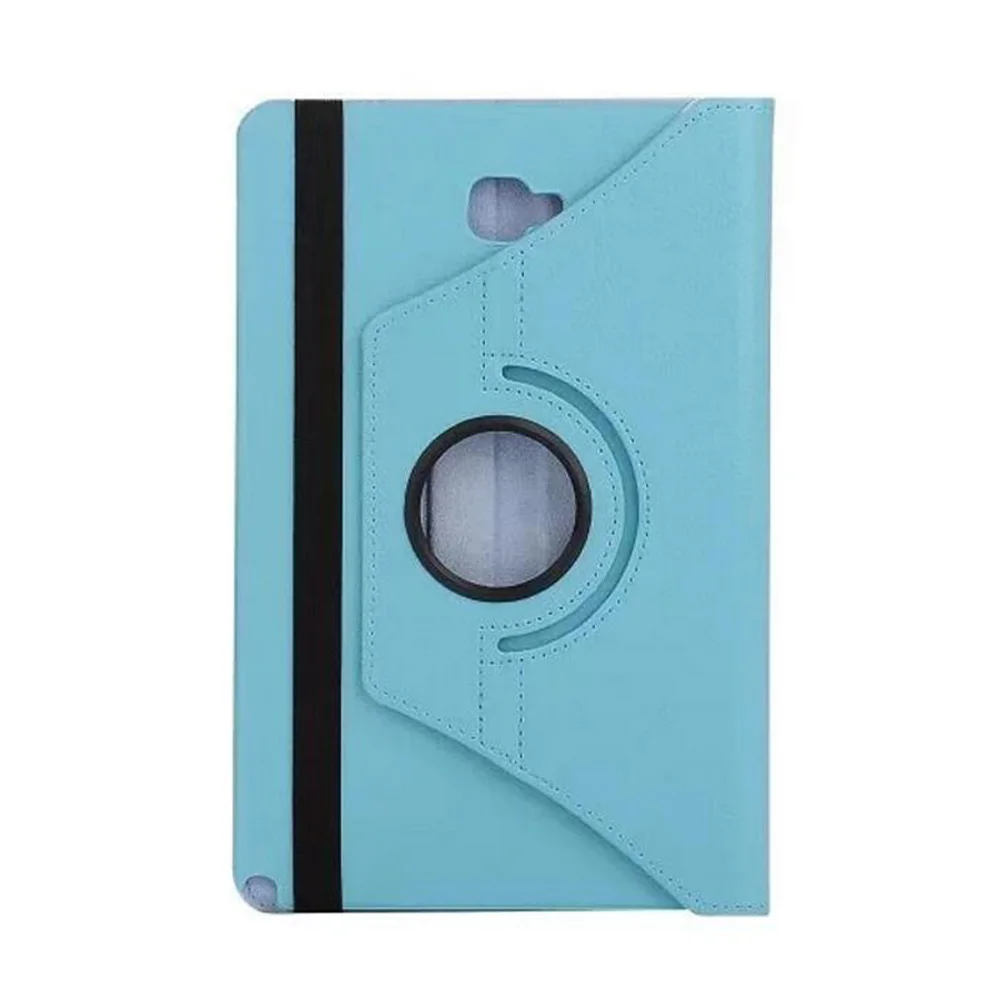 sky blue Smart Wake-Sleep чехол для Samsung Galaxy Tab A6 с S Pen 10," SM-P580 P585 планшет 360 Вращающаяся подставка Флип PU кожаный чехол - Цвет: sky blue