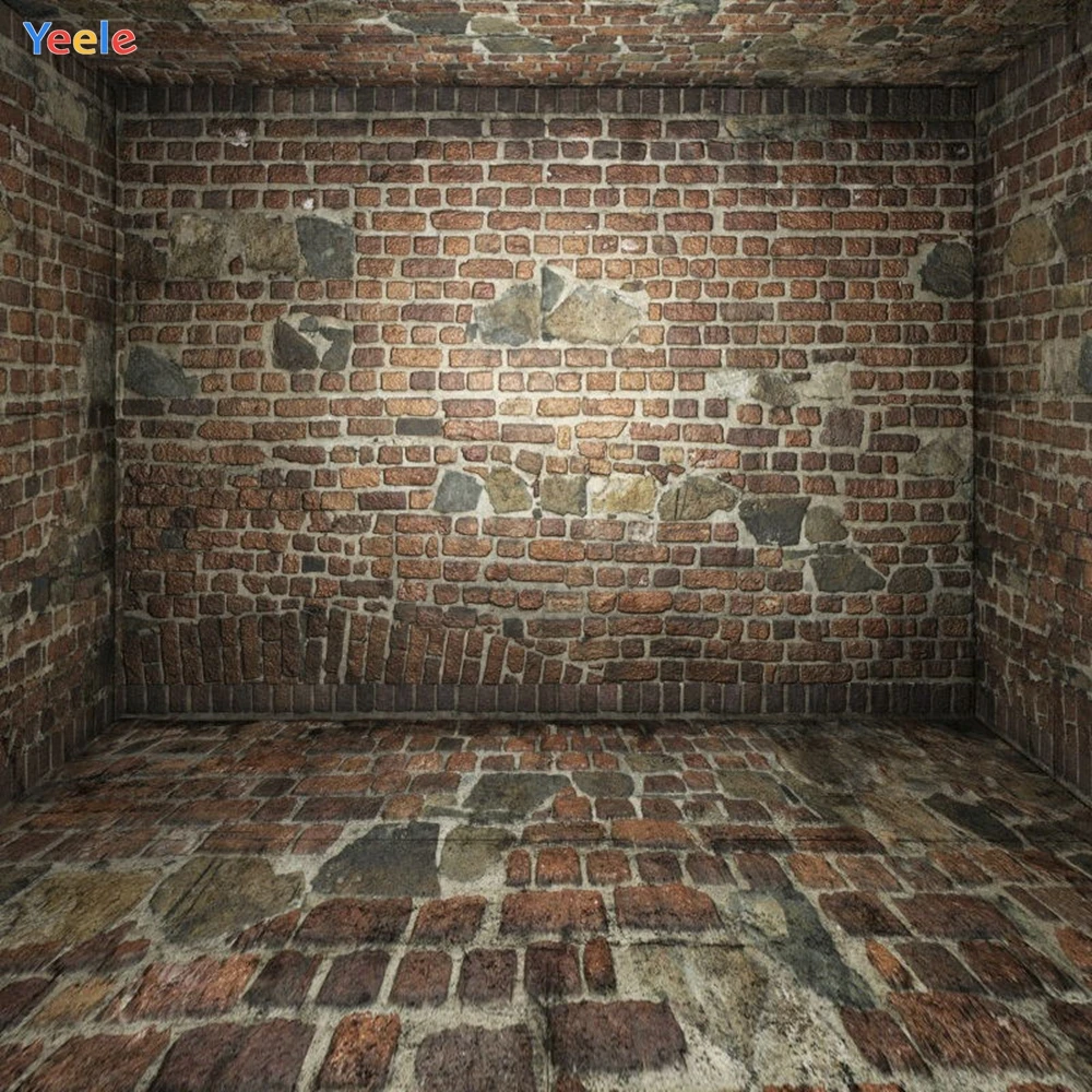 Фон для портретной фотосъемки Yeele в винтажном стиле с изображением коричневой