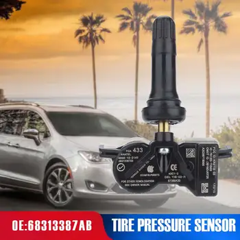 

Vehemo Original 4pcs Tire Pressure Sensor Built-in sensor TPMS OEM 68313387AB 68105280AB for Chrysler Built-In Sensor Low Energy