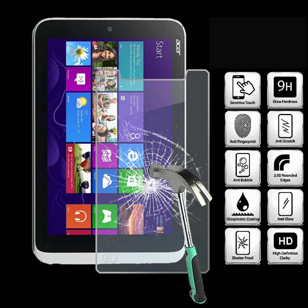 

For Acer Iconia A1-830 7.9 Inch Tablet Tempered Glass Screen Protector Cover Explosion-Proof Anti-Scratch Screen Film