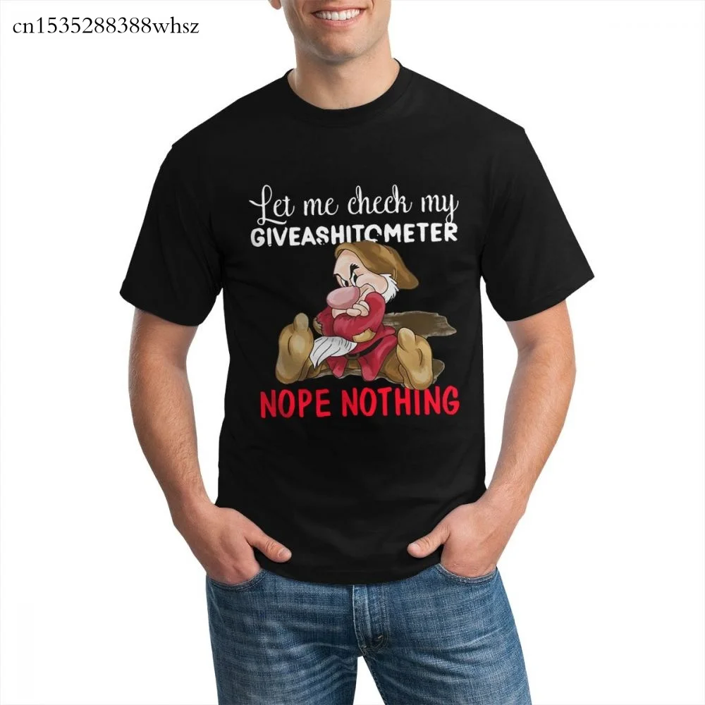 

Grumpy Let Me Check My Giveashittometer graphic t shirt for men 2020