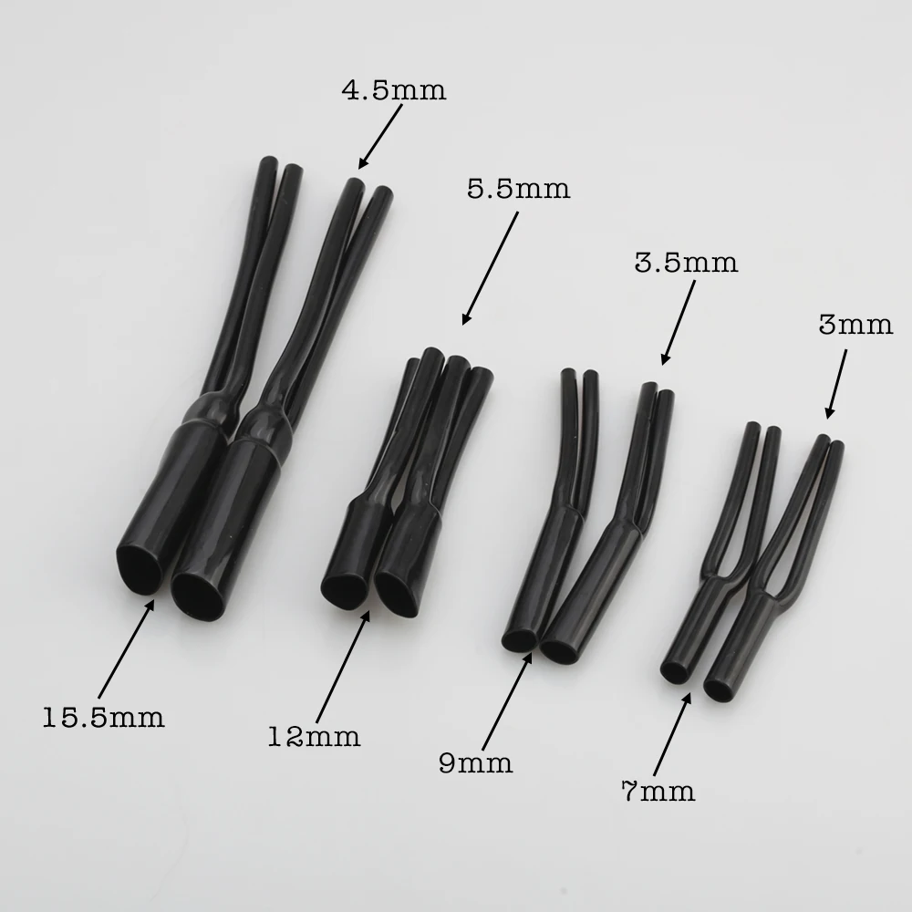 7mm 9mm 12mm 15.5mm 케이블 팬츠 스피커 오디오 케이블 와이어 팬츠 부츠 Y 스플리터 팬츠 HIFI 오디오 케이블 슬리브 DIY용