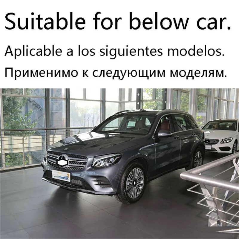 Автомобильная хромированная декоративная наклейка для стайлинга автомобилей, аксессуары для полосы 16 17 18 19 для Mercedes Benz GLC Class