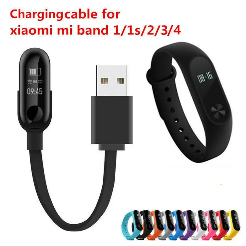 

USB Charging Cable for Mi Band 1/2/3/4 Smart Watch Charger for Xiaomi Mi Band 1/2/3/4 Portable Charging Dock for Miband1/2/3/4