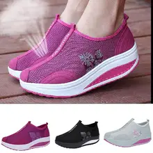 Женские модные кроссовки Удобная спортивная обувь женская обувь на высокой платформе Нескользящая спортивная обувь для женщин 40J9