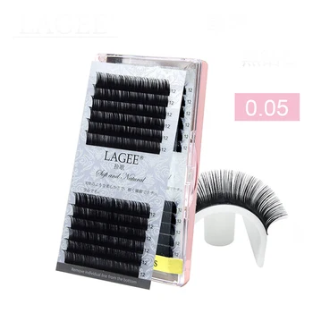 

20 boxes/lotgrafted eyelash soft protein hand flowering soft easy single round eyelash