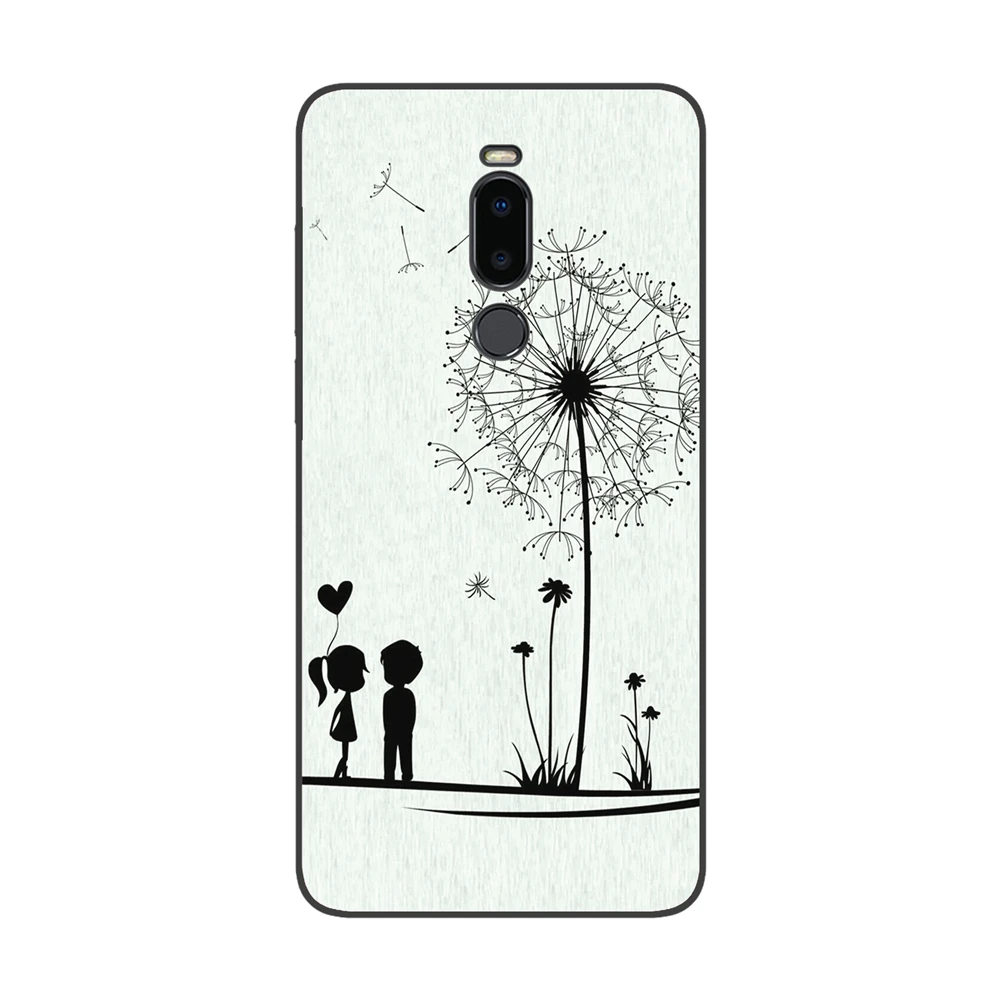 28 GUCOON силиконовый чехол для Meizu Note 8 Note8 6,0 дюймов Чехол Мягкий ТПУ защитный чехол для телефона с изображением волка Роза Цветы Чехол-бампер - Цвет: 28